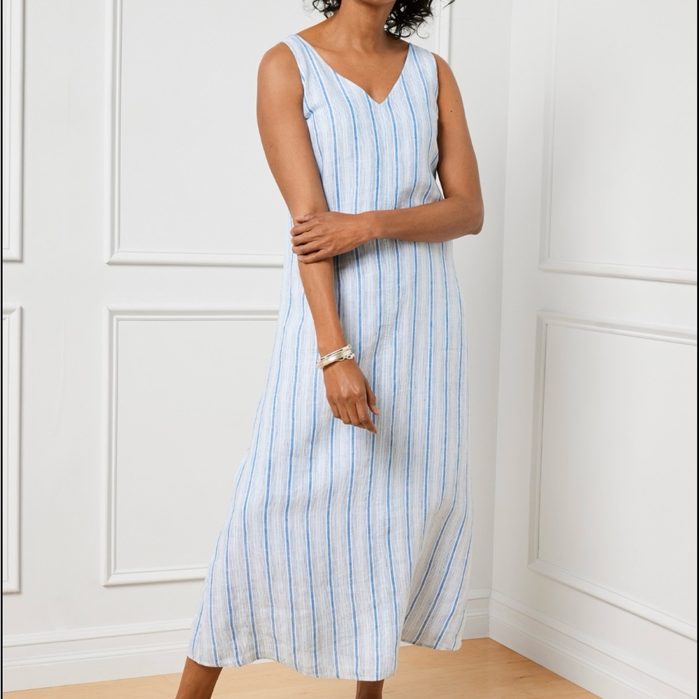 Talbots linen dress ⚓️